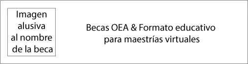 Becas OEA & Formato educativo para maestrías virtuales