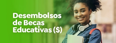 Desembolsos de Becas Educativas ($)