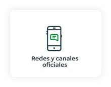 Redes y canales oficiales